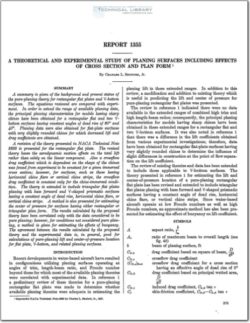 naca-report-1355 A Theoretical and Experimental Study of Planing Surfaces Including Effects of Cross Section and Plan Form