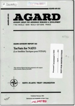 AGARD-AR-322 TacSats for NATO