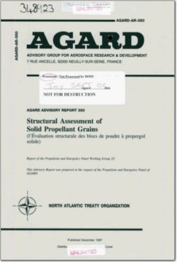 AGARD-AR-350 Structural Assessment of Solid Propellant Grains