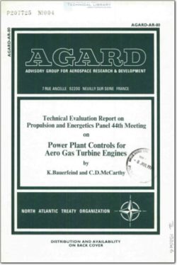 AGARD-AR-80 Power Plant Controls for Aero Gas Turbine Engines