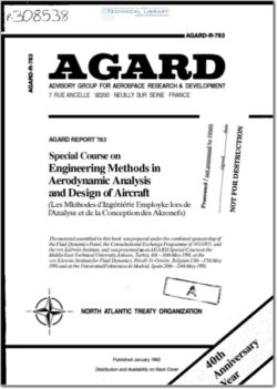 AGARD-R-783 Engineering Methods in Aerodynamic Analysis and Design of Aircraft