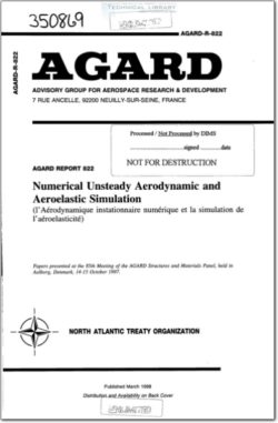 AGARD-R-822 Numerical Unsteady Aerodynamic and Aeroelastic Simulation