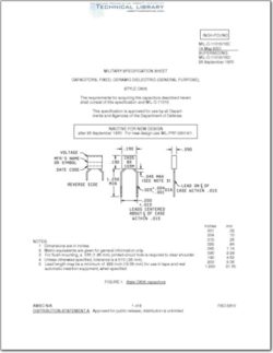 MIL-DTL-11015ss18 Capacitors, Fixed, Ceramic Dielectric (General Purpose), Style CK05