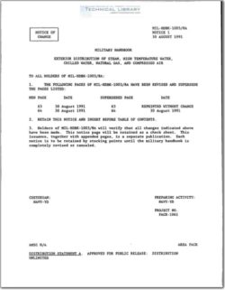 MIL-HDBK-1003_8A NOT 1 Exterior Distribution of Steam, High Temperature Water, Chilled Water, Natural Gas, and Compressed Air