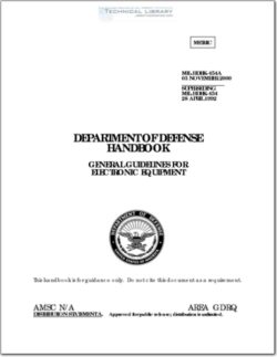 MIL-HDBK-454A General Guidelines for Electronic Equipment