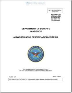 MIL-HDBK-516A Airworthiness Certification Criteria