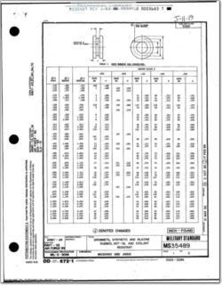 MS35489 Grommets, Synthetic and Silicone Rubber, Hot Oil and Coolant Resistant