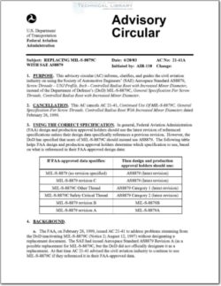 AC-21-41A Replacing MIL-S-8879C With SAE AS8879