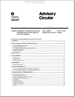 AC-23-18 Installation of Terrain Awareness and Warning Systems (TAWS) Approved for Part 23 Airplanes