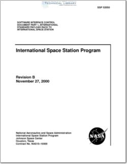 NASA-SSP52050RB International Space Station Program