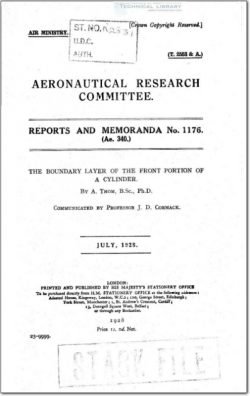 ARC-RM-1176 The Boundary Layer of the Front Portion of a Cylinder