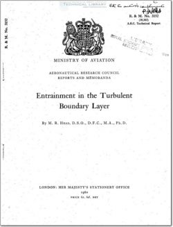 ARC-RM-3152 Entrainment in the Turbulent Boundary Layer