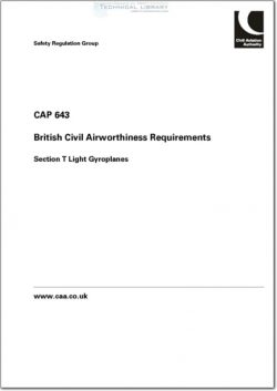 CAA-CAP-643 British Civil Airworthiness Requirements - Section T- Light Gyroplanes