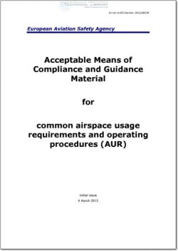 EASA-annex-2012-002-R Acceptable Means of Compliance and Guidance Material for Common Airspace Usage Requirements and Operating Precedures