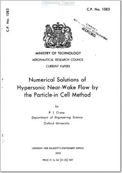 ARC-CP-1083 Numerical Solutions of Hypersonic Near Wake Flow by rhe Particle in Cell Method