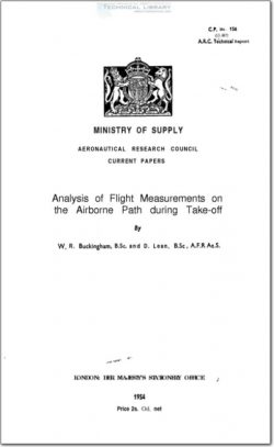 ARC-CP-156 Analysis of Flight Measurements on the Airborne Path during Takeoff