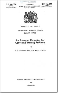 ARC-CP-374 An Analog Computer for Convective Heating Problems