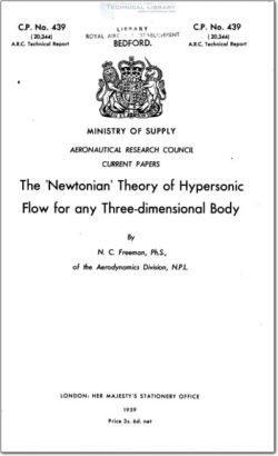 ARC-CP-439 The 'Newtonian' Theory of Hypersonic Flow for any Three Dimensional Body