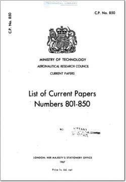 ARC-CP-850 List of Current Papers Numbers 801-850