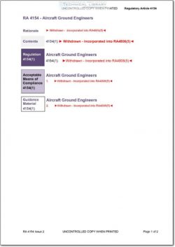 RA-4151 Aircraft Ground Engineers