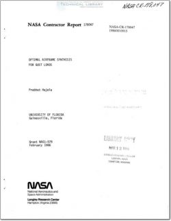 NASA-CR-178047 Optimal Airframe Synthesis for Gust Loads