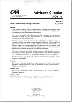 NZCAA-AC61-1 Pilot Licences and Ratings - General