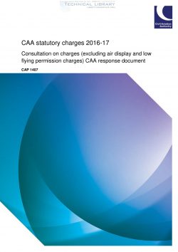 caa-cap-1407-caa-statutory-charges-2016-17-consultation-on-charges-excluding-air-display-and-low-flying-permission-charges-caa-1