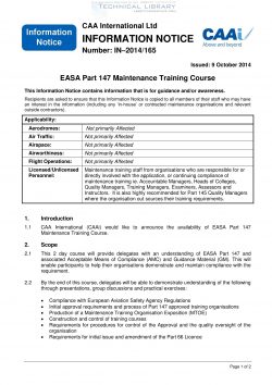 CAA-IN-2014-165 - Abbott Aerospace UK Ltd