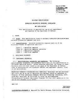 MIL-C-11796C Corrosion Preventive Compound, Petrolatum Bot Application